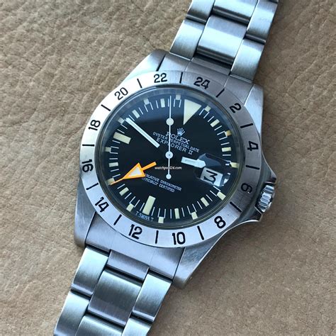 rolex 1655 rail dial for sale|1977 Rolex 1655 Explorer II Orange Hand MK 3 Rail Dial Creamy .